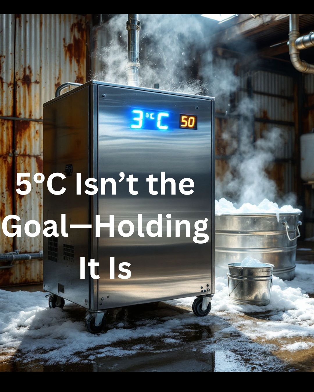 Hitting 5° and below is easy, holding it is the hard part.